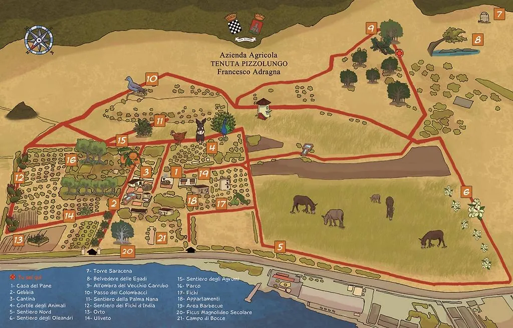 Azienda Agrituristica Tenuta Pizzolungo 埃里切 农家乐